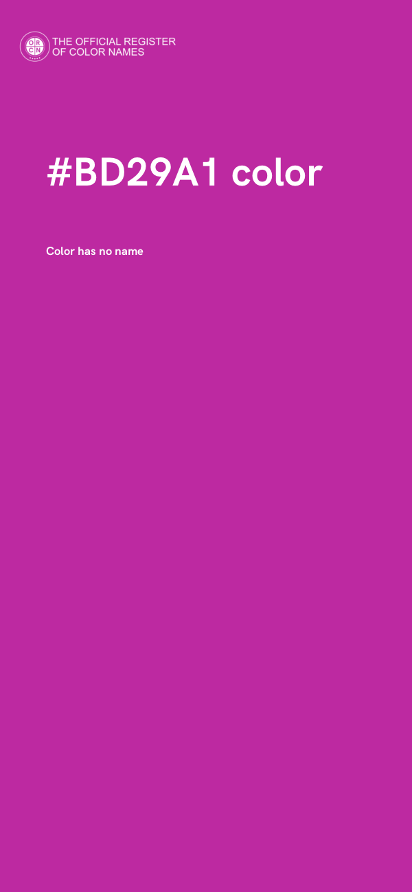 #BD29A1 color image