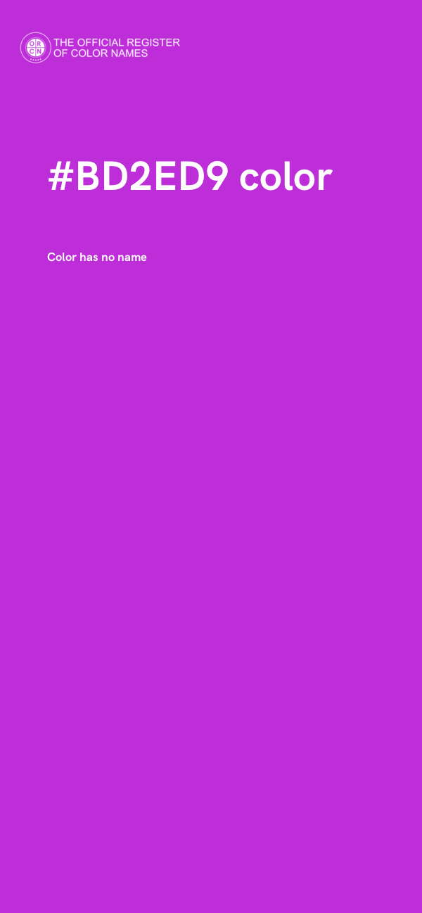 #BD2ED9 color image