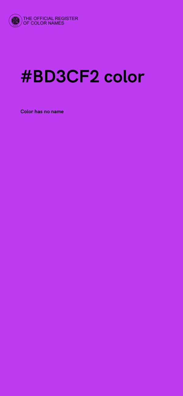 #BD3CF2 color image