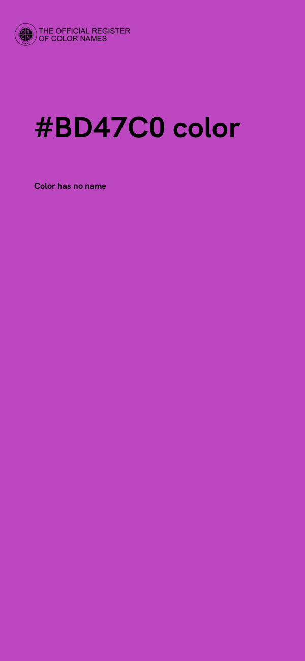 #BD47C0 color image