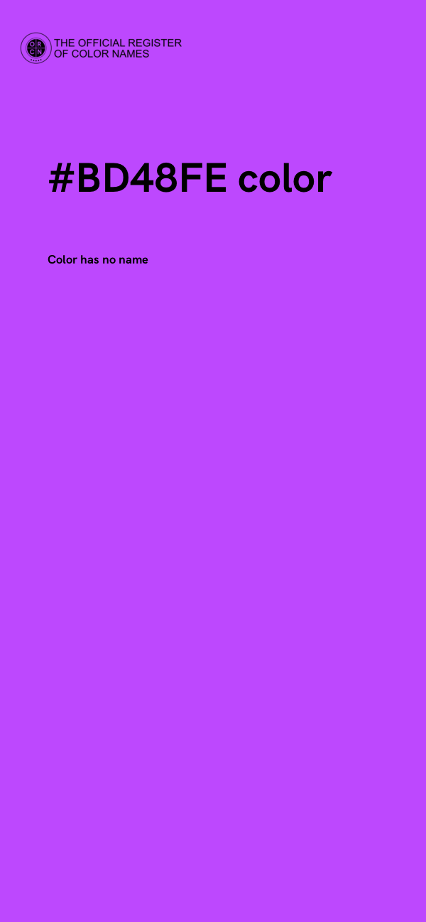 #BD48FE color image