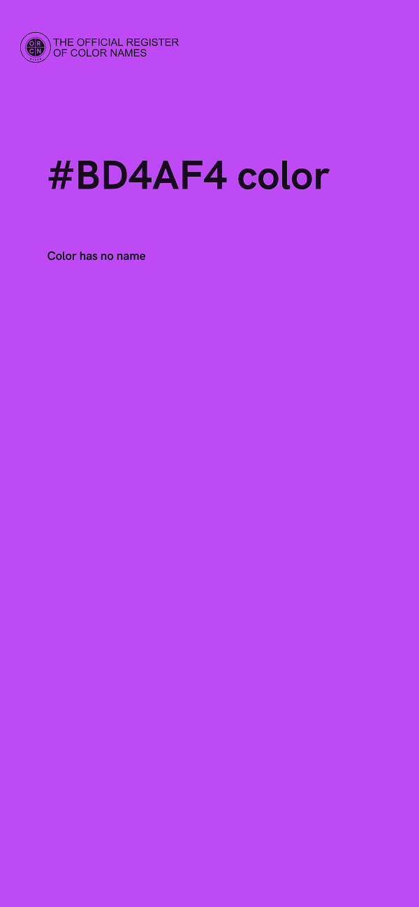 #BD4AF4 color image
