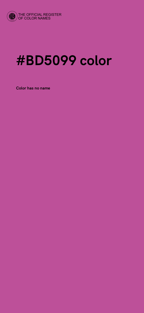 #BD5099 color image