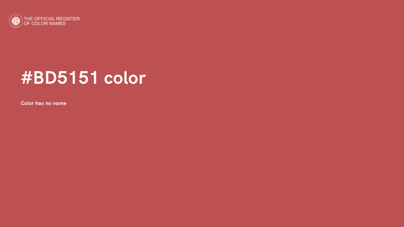 #BD5151 color image