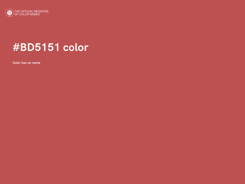 #BD5151 color image