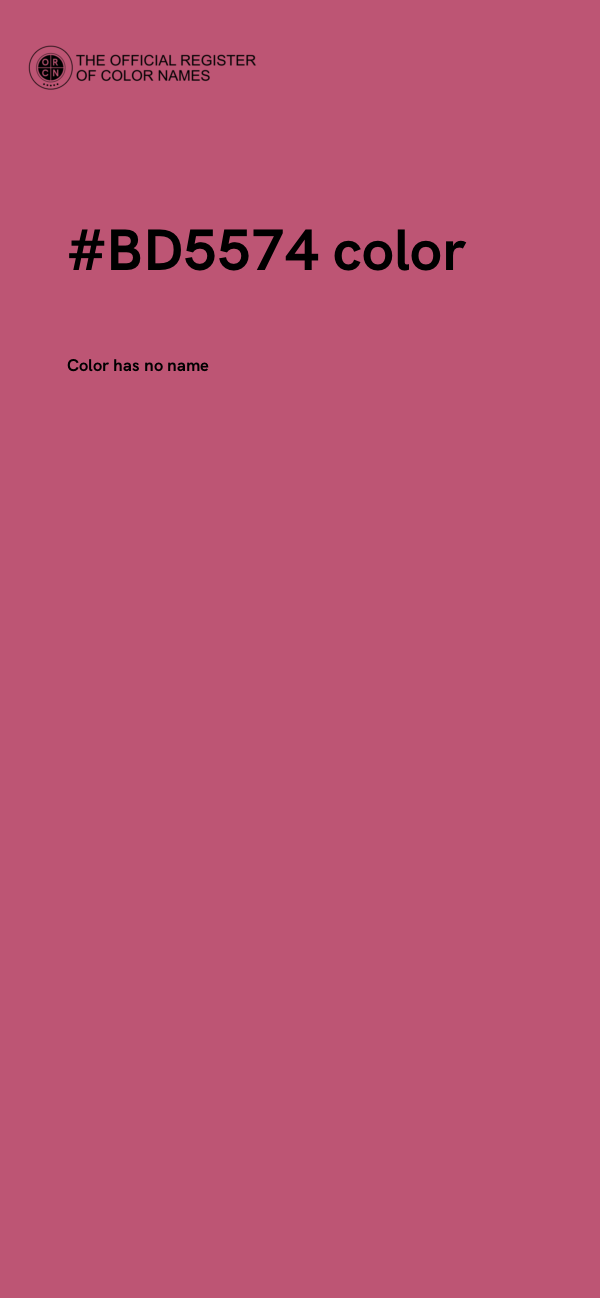 #BD5574 color image
