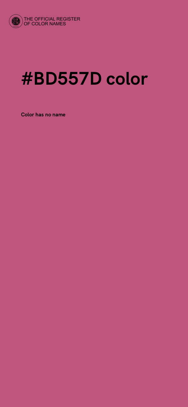 #BD557D color image