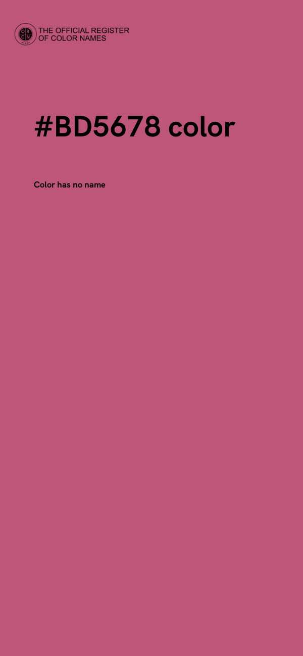 #BD5678 color image