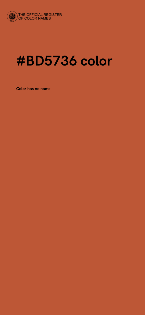 #BD5736 color image