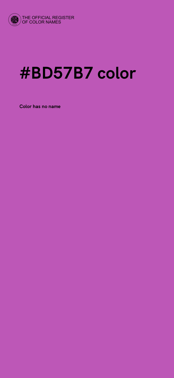 #BD57B7 color image