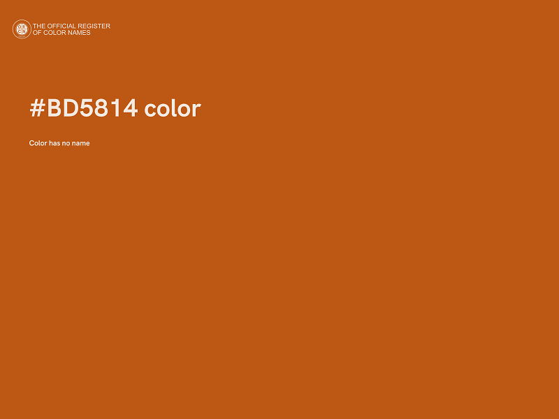 #BD5814 color image