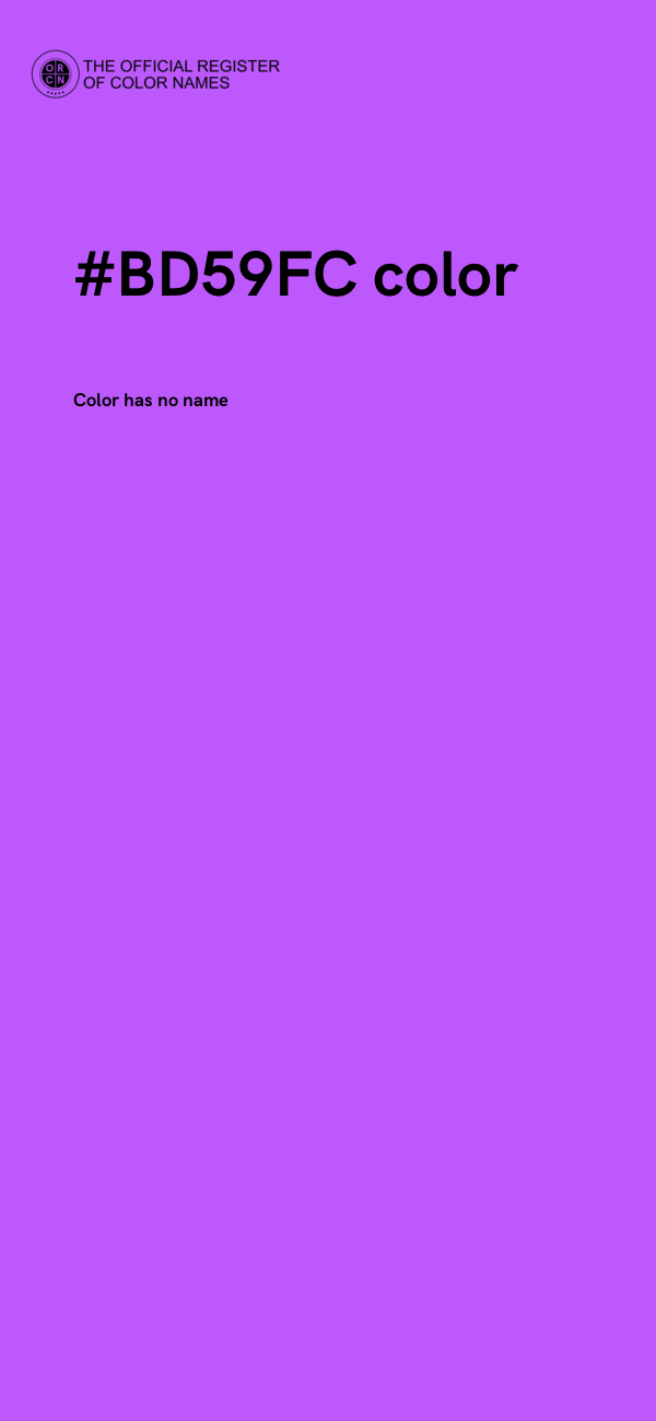 #BD59FC color image