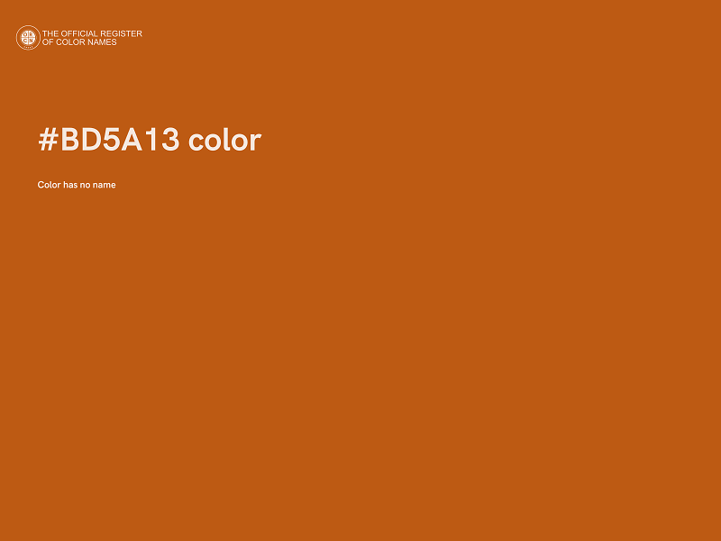 #BD5A13 color image