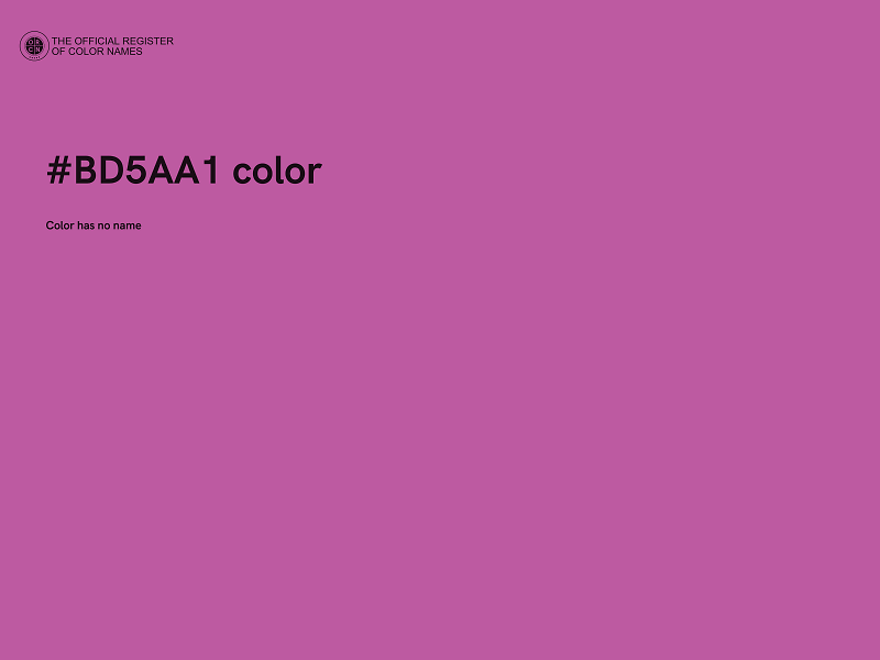 #BD5AA1 color image