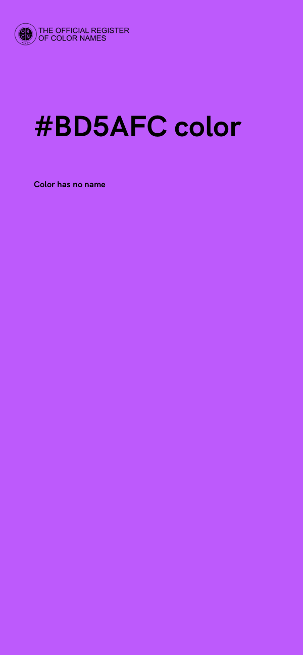 #BD5AFC color image