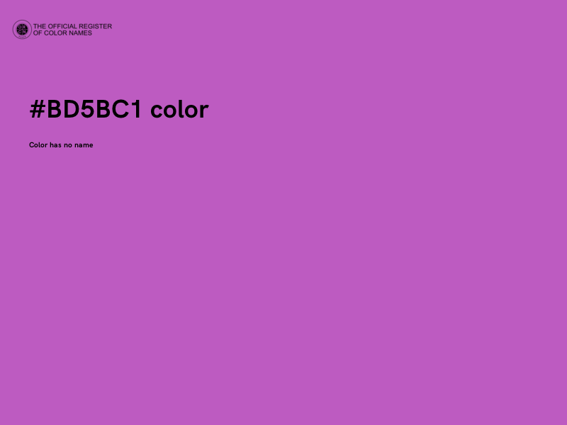 #BD5BC1 color image