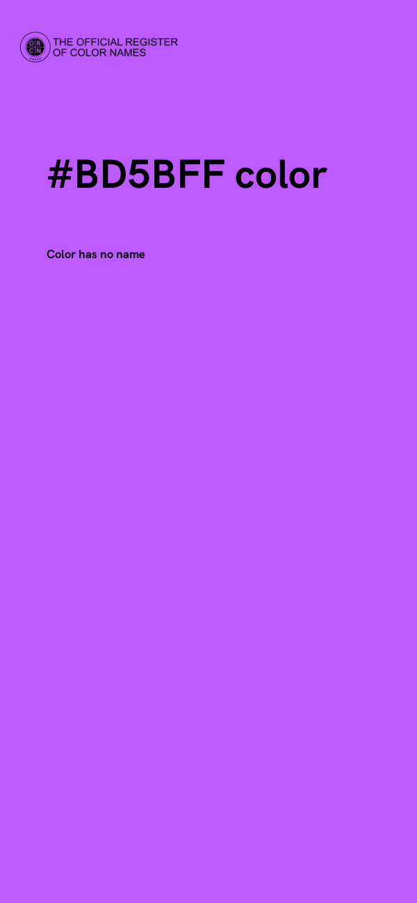 #BD5BFF color image