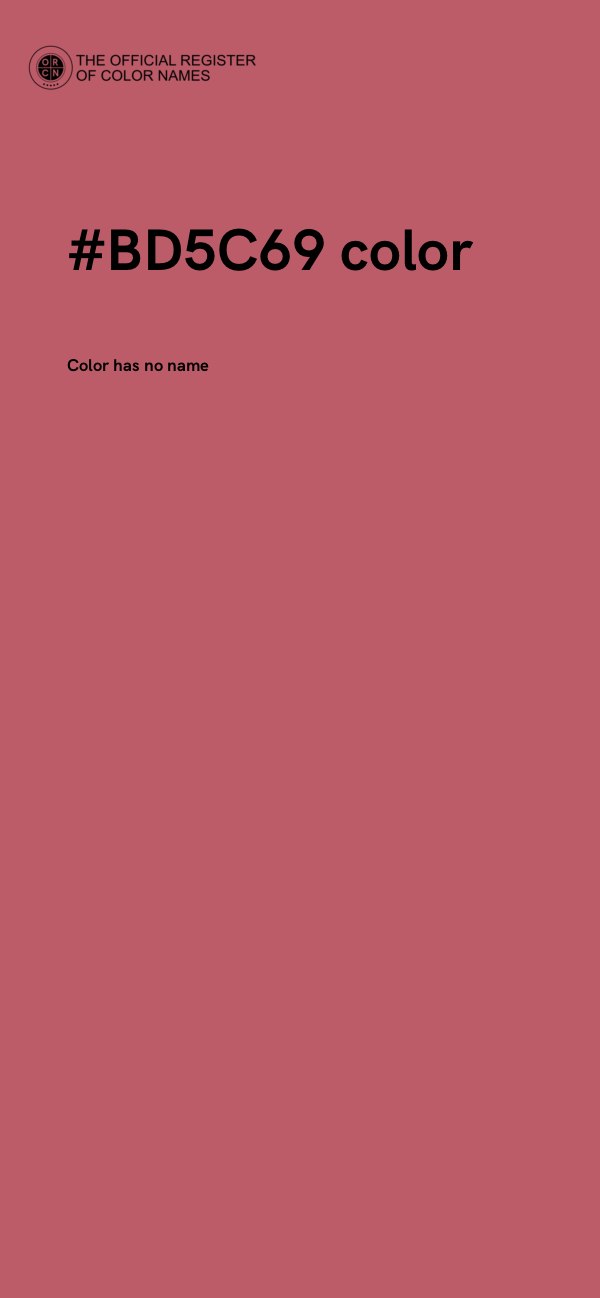#BD5C69 color image
