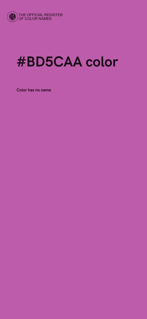 #BD5CAA color image