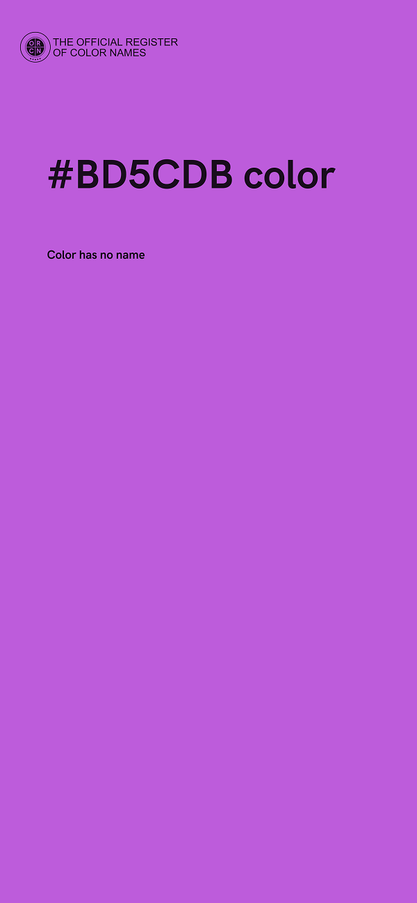 #BD5CDB color image