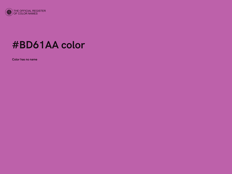 #BD61AA color image