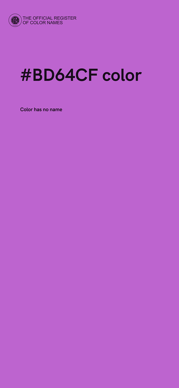 #BD64CF color image