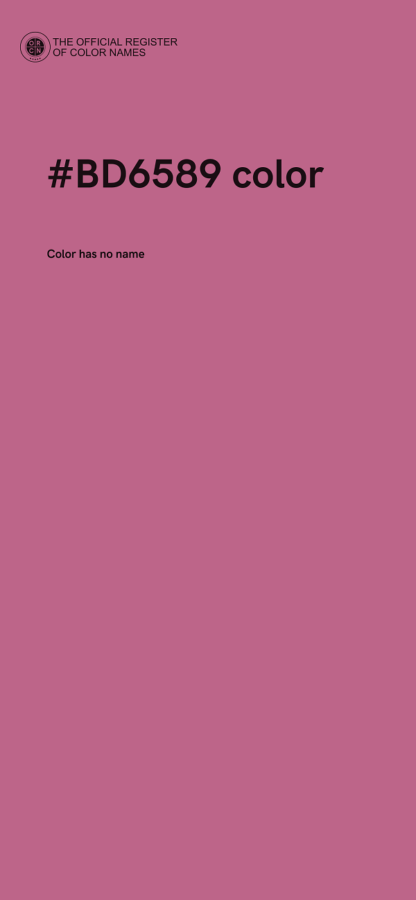 #BD6589 color image