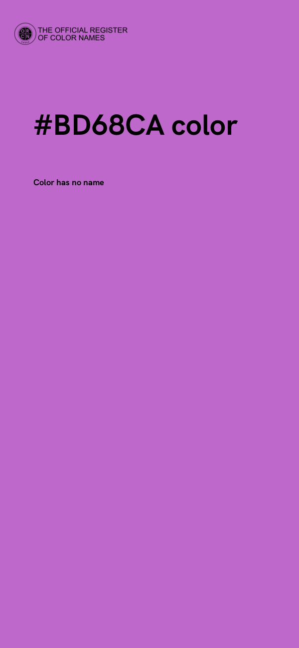 #BD68CA color image