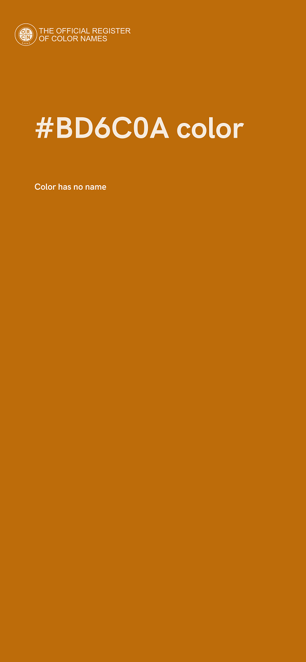 #BD6C0A color image