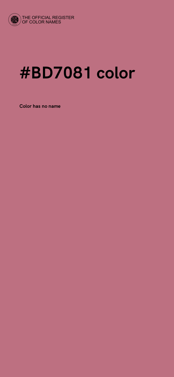 #BD7081 color image