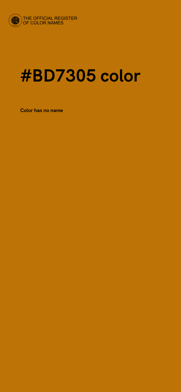 #BD7305 color image