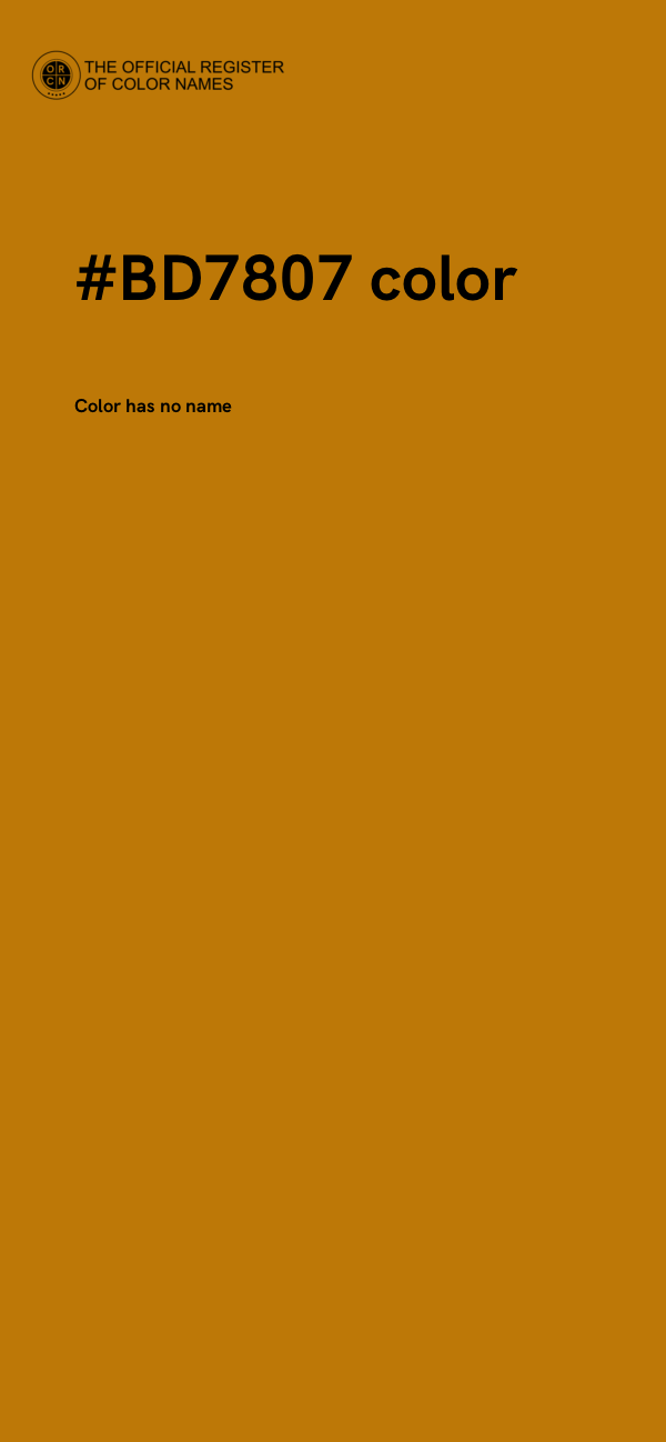 #BD7807 color image