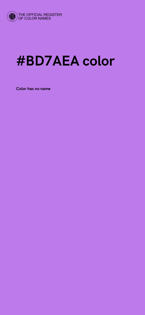 #BD7AEA color image