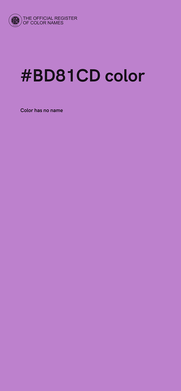 #BD81CD color image