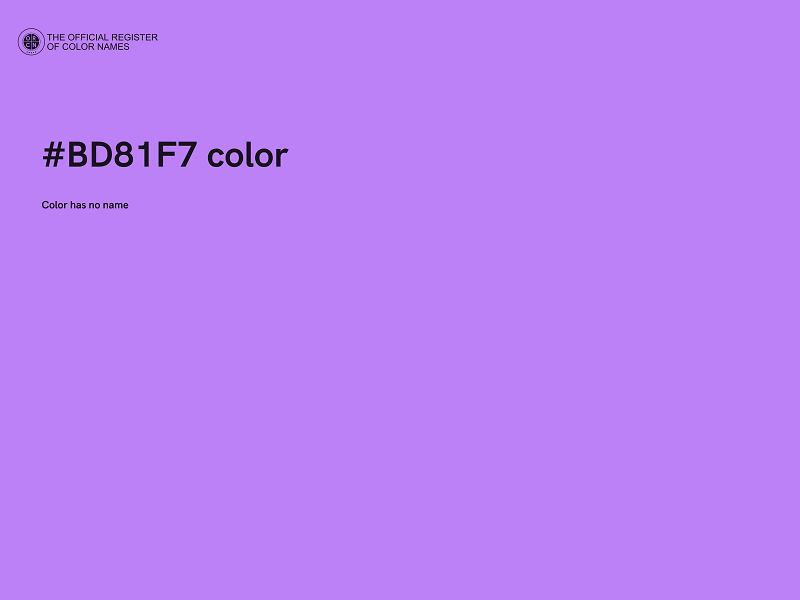 #BD81F7 color image