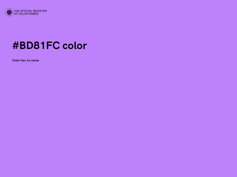 #BD81FC color image