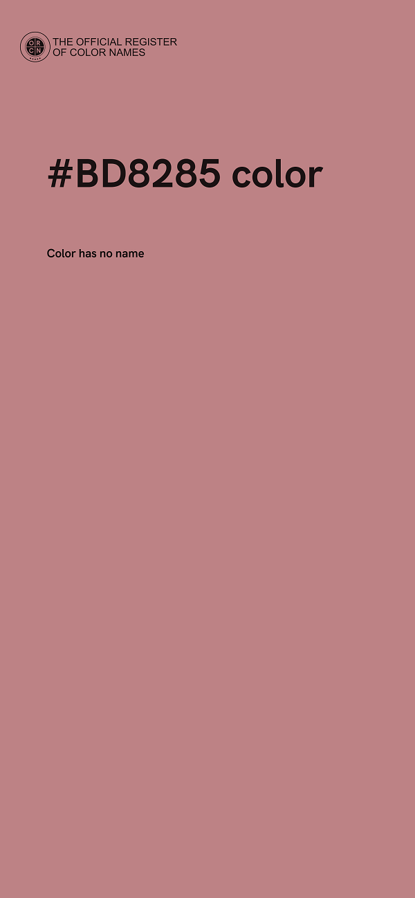 #BD8285 color image