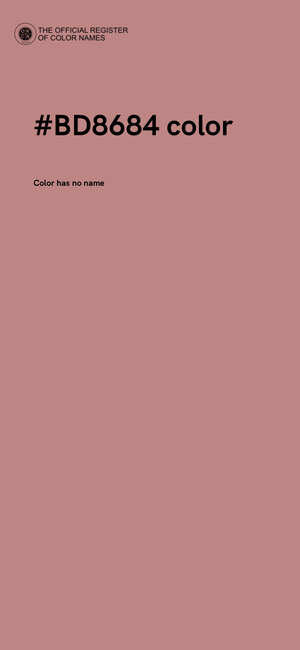 #BD8684 color image