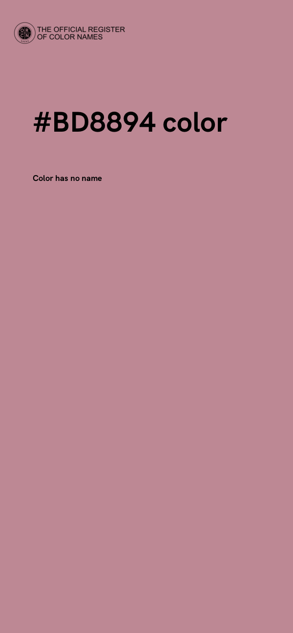 #BD8894 color image