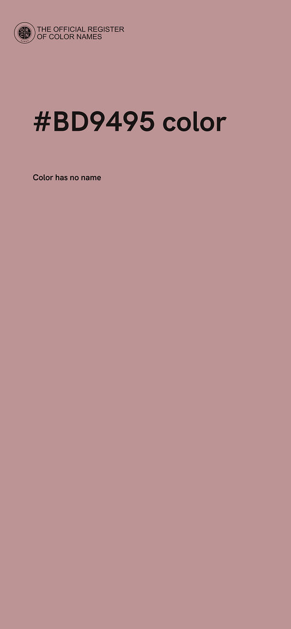 #BD9495 color image