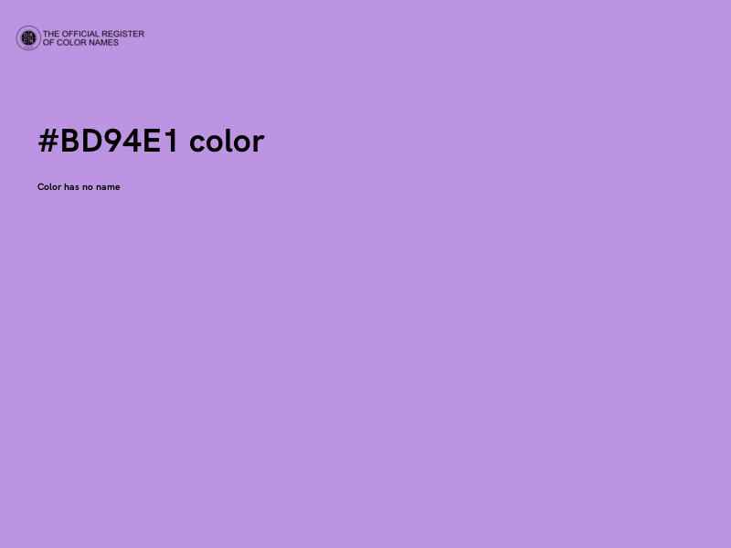 #BD94E1 color image