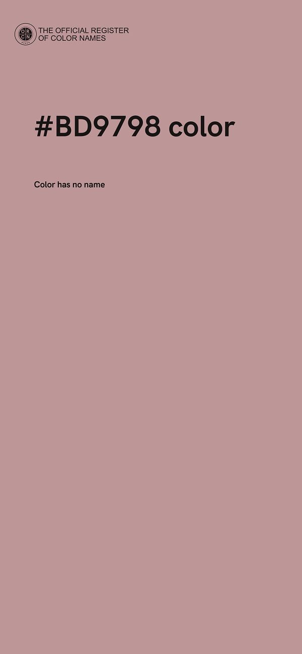 #BD9798 color image
