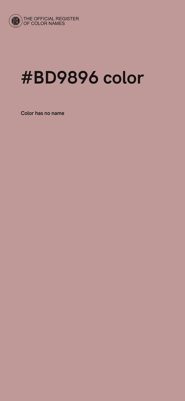 #BD9896 color image