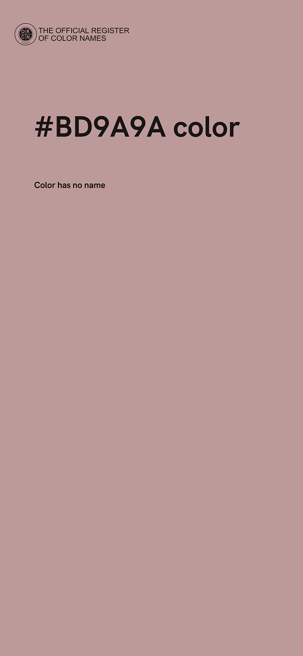 #BD9A9A color image