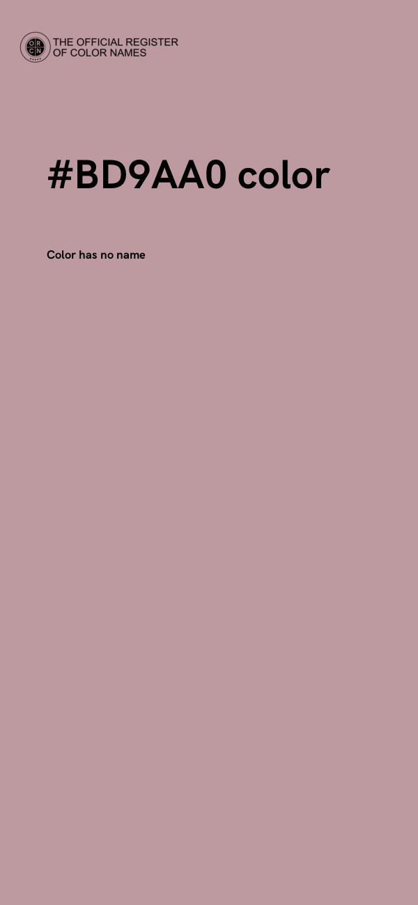 #BD9AA0 color image