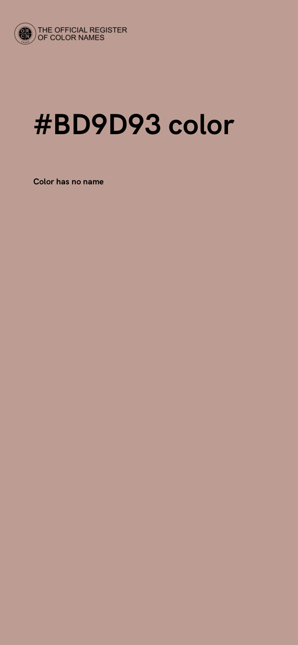 #BD9D93 color image