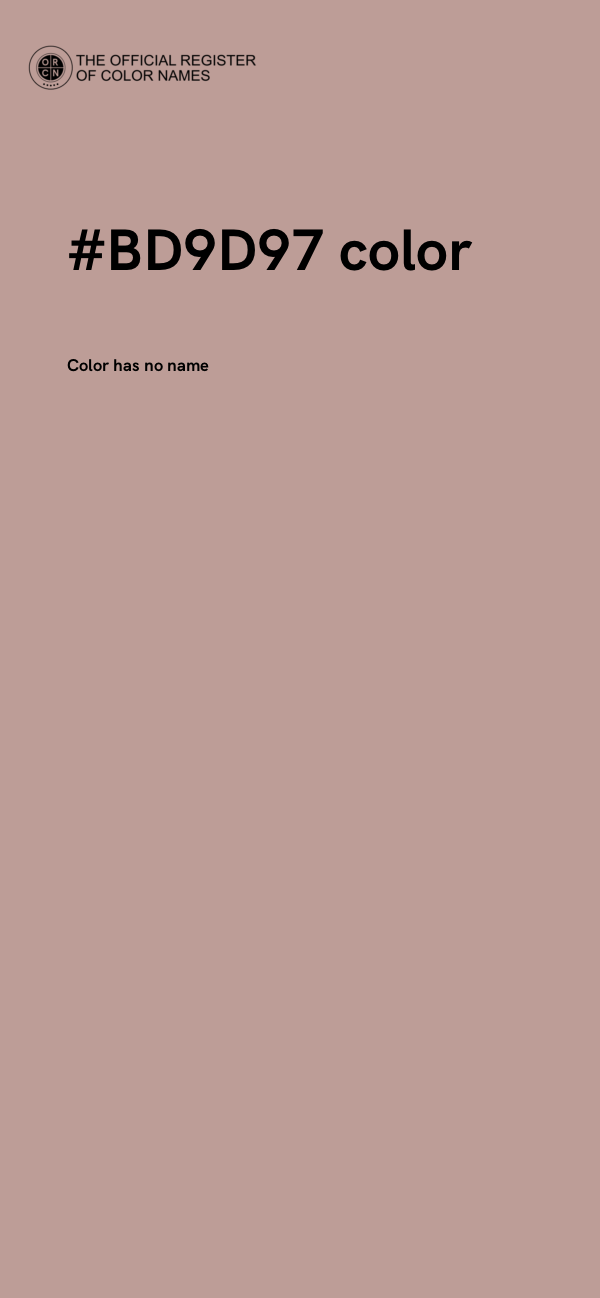 #BD9D97 color image