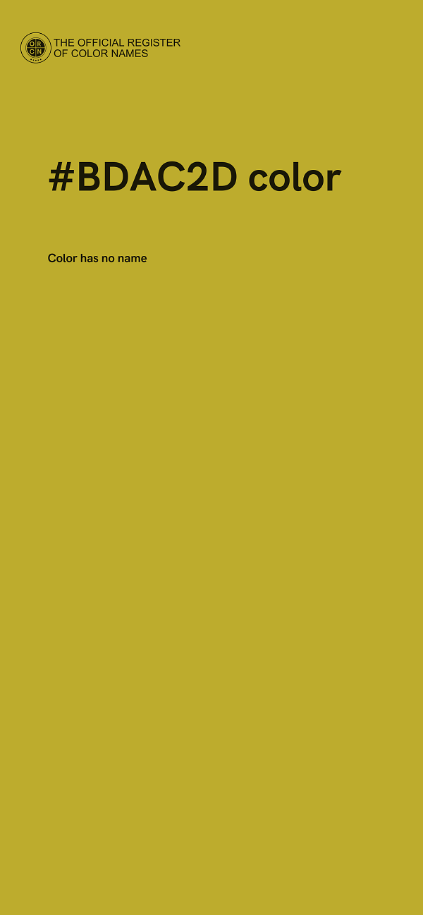 #BDAC2D color image
