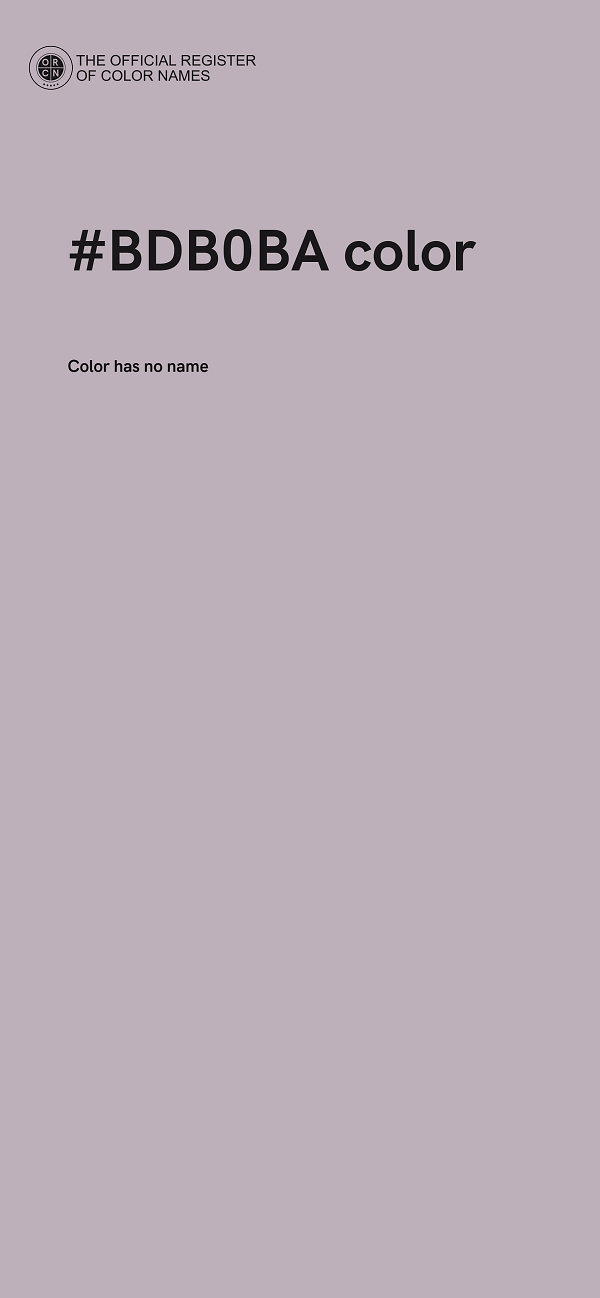 #BDB0BA color image
