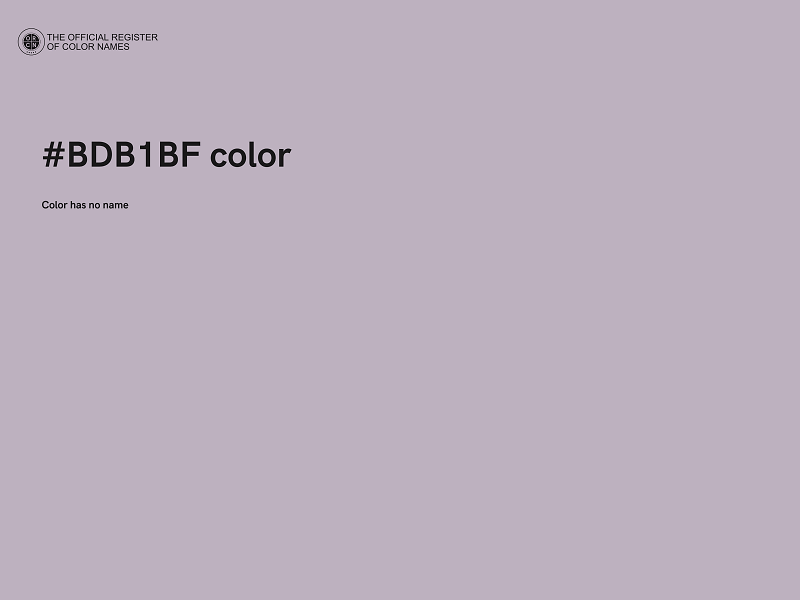 #BDB1BF color image